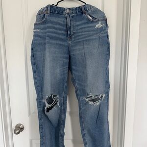 American Eagle Outfitters Blue Distressed Jeans